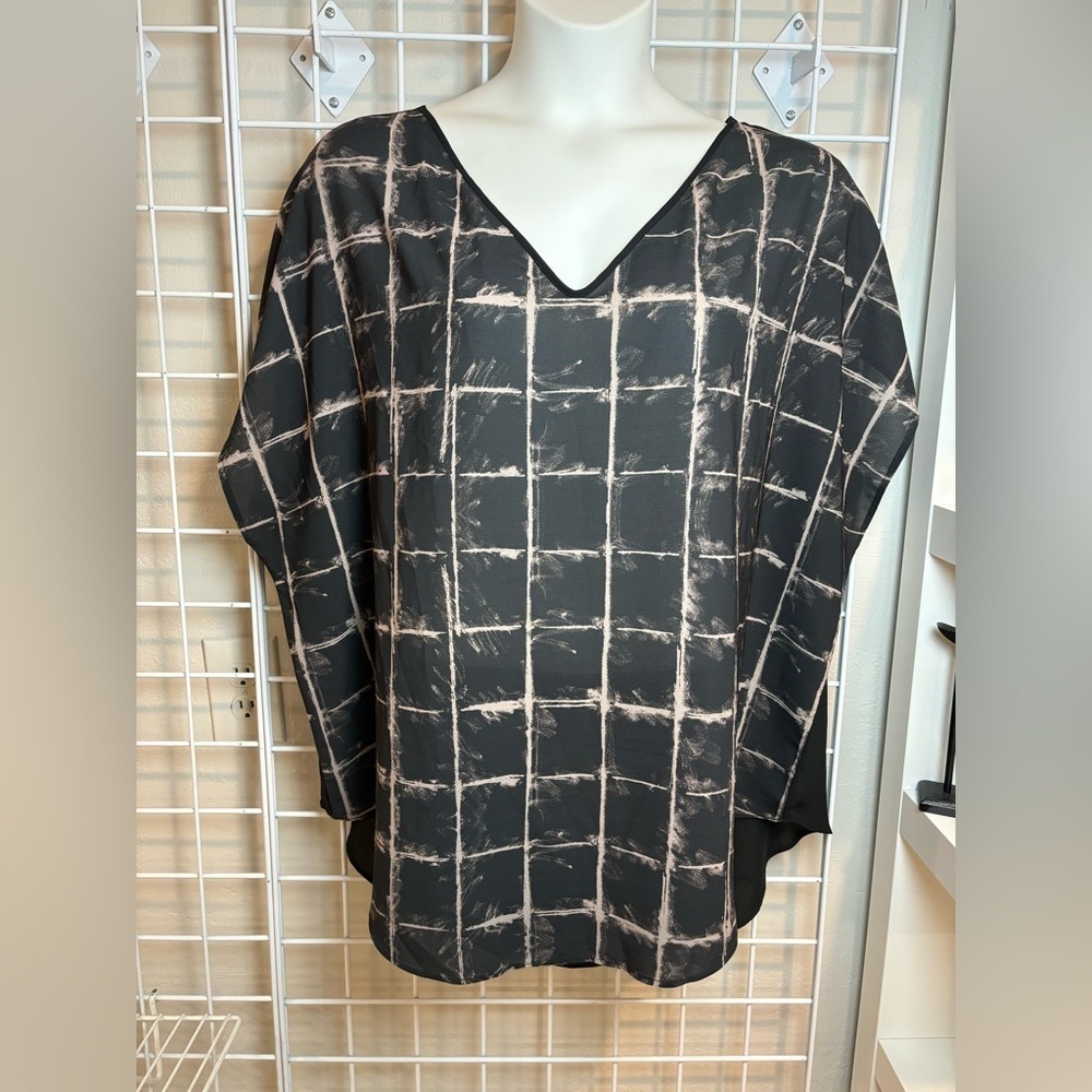 Women’s Siobhan Palmer Vida Black Blouse Size 2x